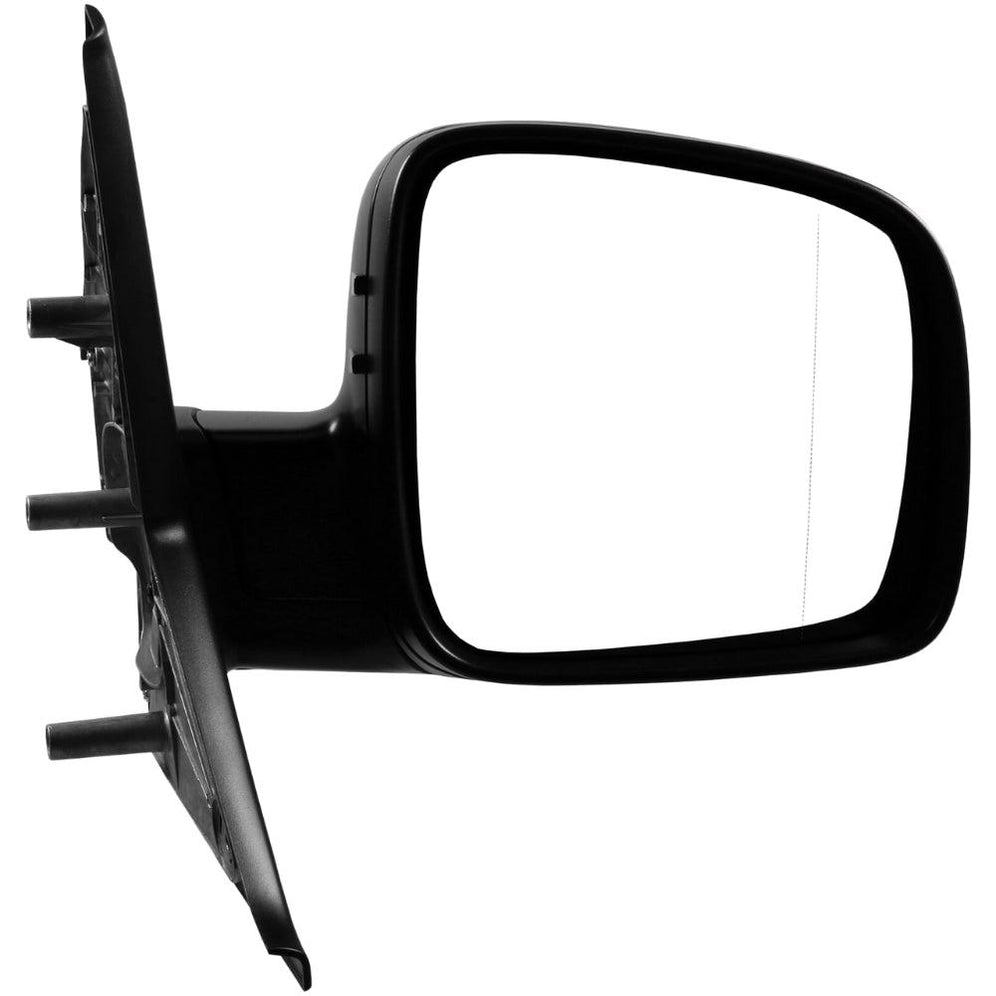 VW Transporter T5 2003-2010 Manual Black Door Wing Mirror Drivers Side Right - Spares Hut