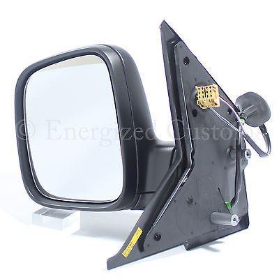 VW Transporter T5 Van 2003-2010 Electric Black Door Wing Mirror Passenger Side - Spares Hut