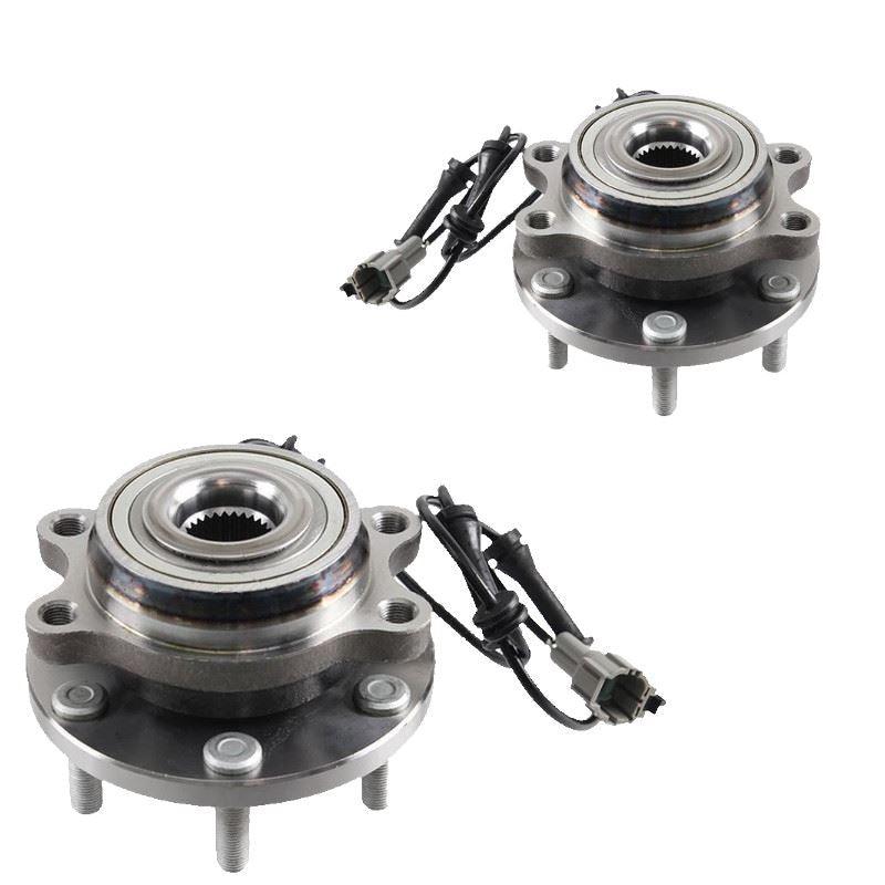 Nissan Pathfinder R51 2005-2015 Front Hub Wheel Bearing Kits Pair Inc ABS Sensor - Spares Hut