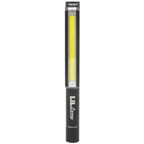 Nebo Lil Larry Black Magnetic Work Torch Roadside Emergency White LED COB - Spares Hut