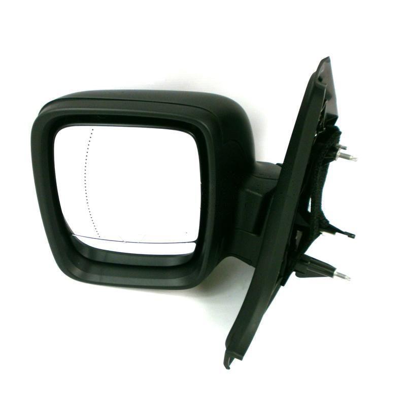 Renault Trafic Business 2014-2020 Electric Wing Door Mirror Black Passenger Side - Spares Hut