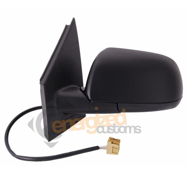 VW Polo Mk5 9N 2002-2005 Electric Wing Door Mirror Black Cover Passenger Side - Spares Hut