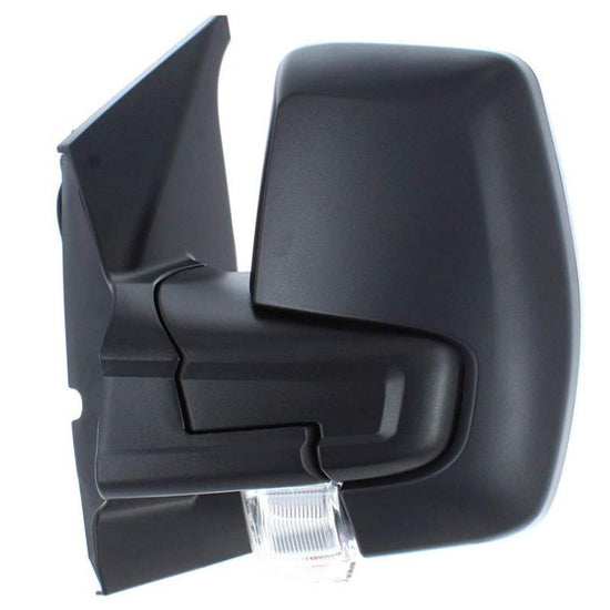 Ford Transit Custom 2012-2019 Black Manual Wing Door Mirror Passenger Side Left - Spares Hut