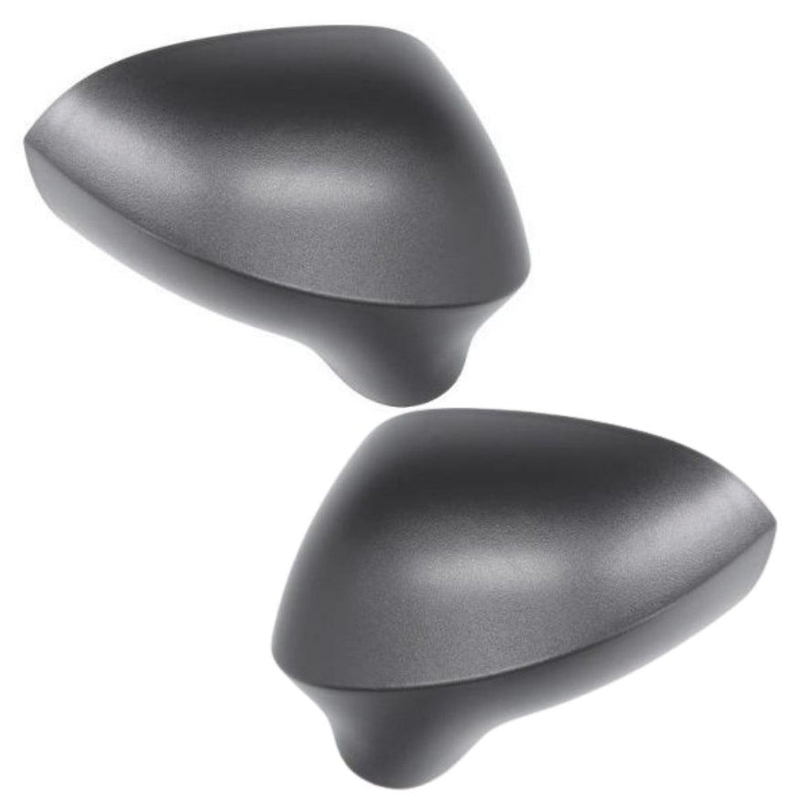 Seat Ibiza 6J 2008-2017 Black Door Wing Mirror Covers Left Right Side Pair - Spares Hut