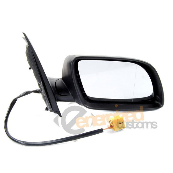 VW Polo Mk5 9N 2002-2005 Electric Black Wing Door Mirror Drivers Side - Spares Hut