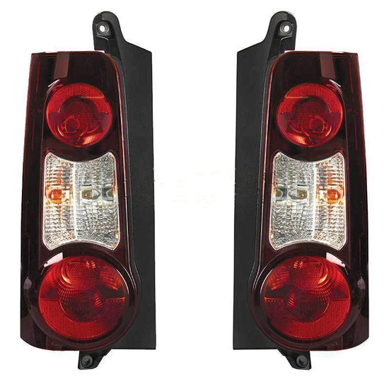 Citroen Berlingo Twin Door 2012-2016 Rear Tail Lights Pair Left & Right - SparesHut