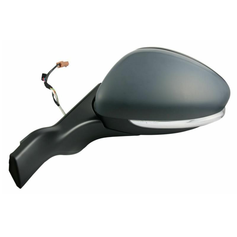 Peugeot 2008 2012-2020 Electric Door Wing Mirror Primed Cover Left Side - Spares Hut