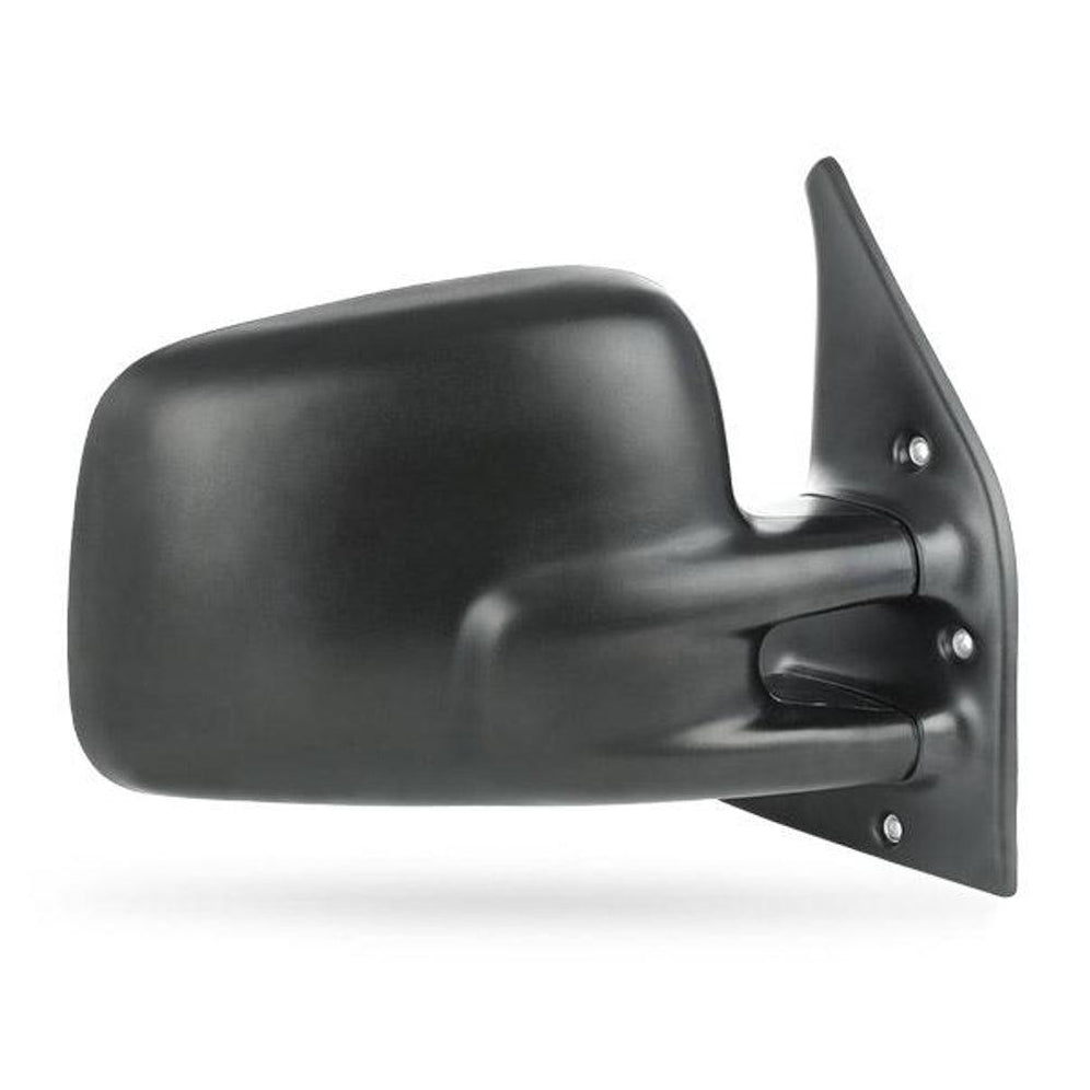 VW Transporter T4 Van 1990-2003 Manual Door Wing Mirror Black Cover Drivers Side - Spares Hut