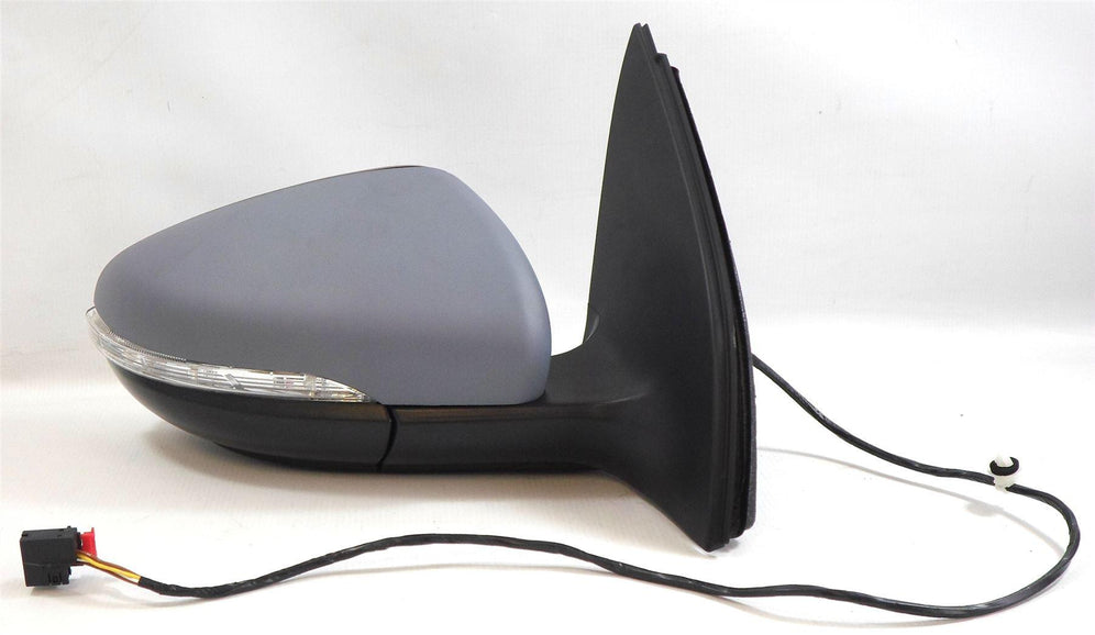 VW Golf Mk6 2009-2013 Electric Heated Primed Wing Door Mirror Right Side - Spares Hut