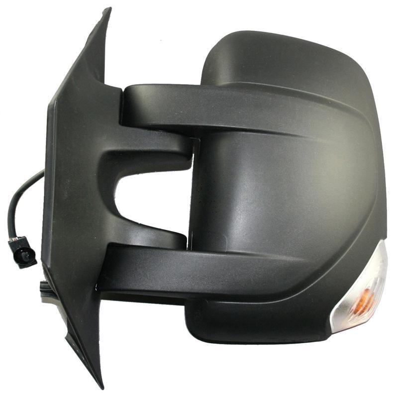 Renault Master 2010-2016 Electric Black Indicator Wing Door Mirror Passenger Side - Spares Hut
