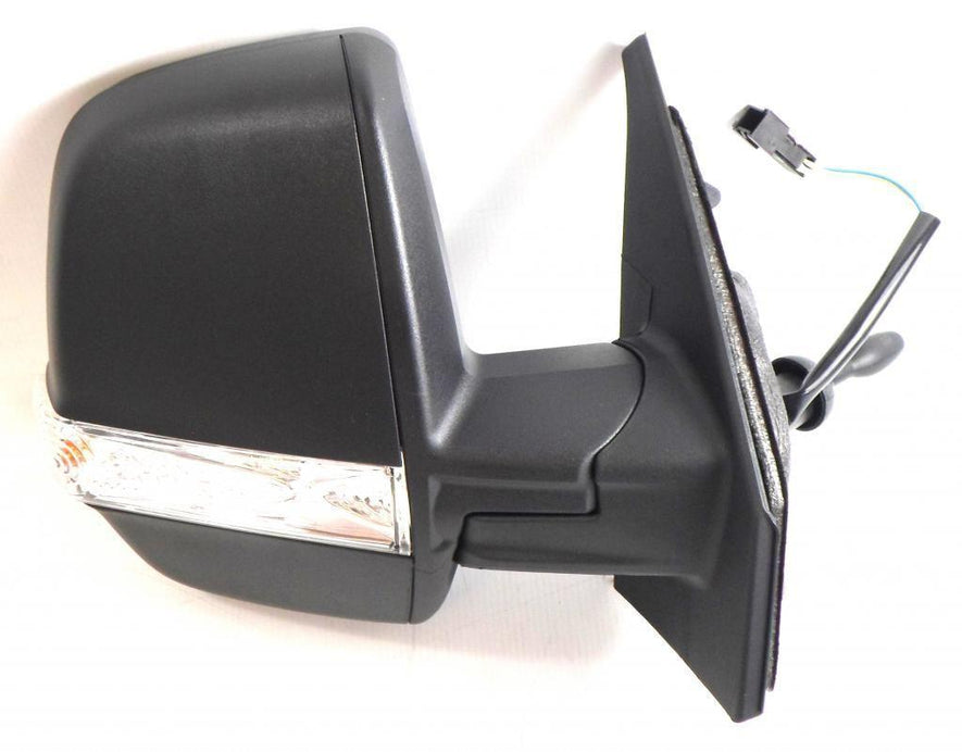 Fiat Doblo Mk2 2010-2015 Twin Glass Cable Black Wing Mirror Drivers Side - Spares Hut