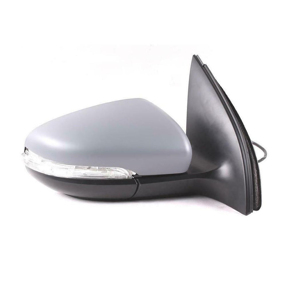 VW Golf Mk6 2009-2013 Electric Heated Primed Wing Door Mirror Right Side - Spares Hut