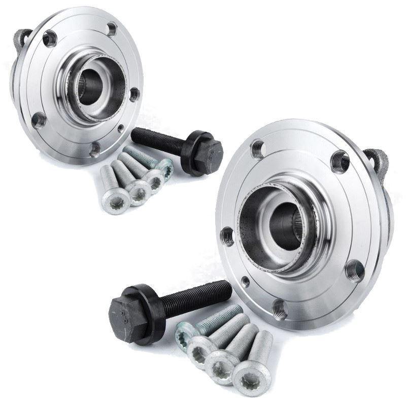For VW Passat Saloon & Estate 2005-2015 Front 4 Stud Hub Wheel Bearing Kits Pair - SparesHut