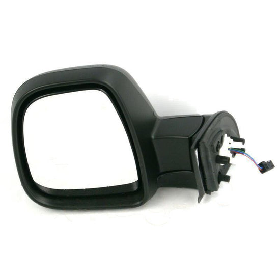 Peugeot Partner 2012-2019 Electric Black Cover Wing Mirror Door Left Side - SparesHut