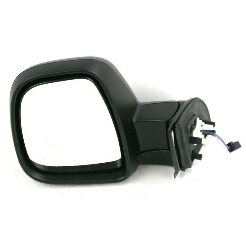 Peugeot Partner 2012-2019 Electric Black Cover Wing Mirror Door Left Side - SparesHut
