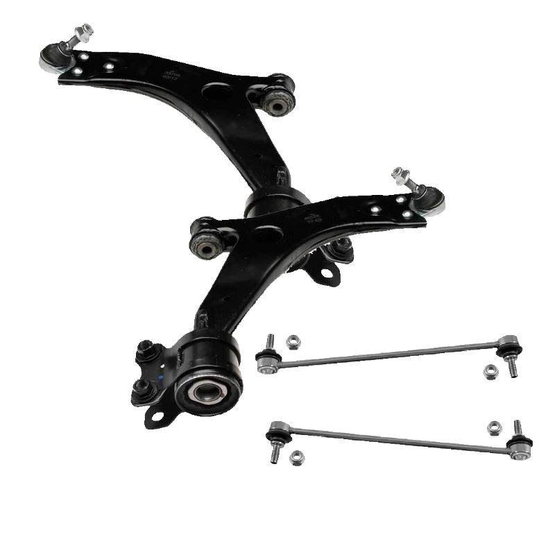 For Ford Focus C-Max 2003-2011 Front Lower Wishbones Arms and Drop Links Pair - Spares Hut