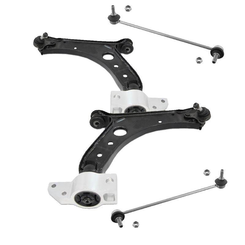 For Vw Scirocco 2008-2015 Front Lower Wishbones Arms and Drop Links Pair - Spares Hut