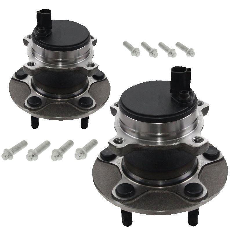 For Ford C-Max 2007-2011 Rear Hub Wheel Bearing Kits Pair Inc Abs Sensor - SparesHut