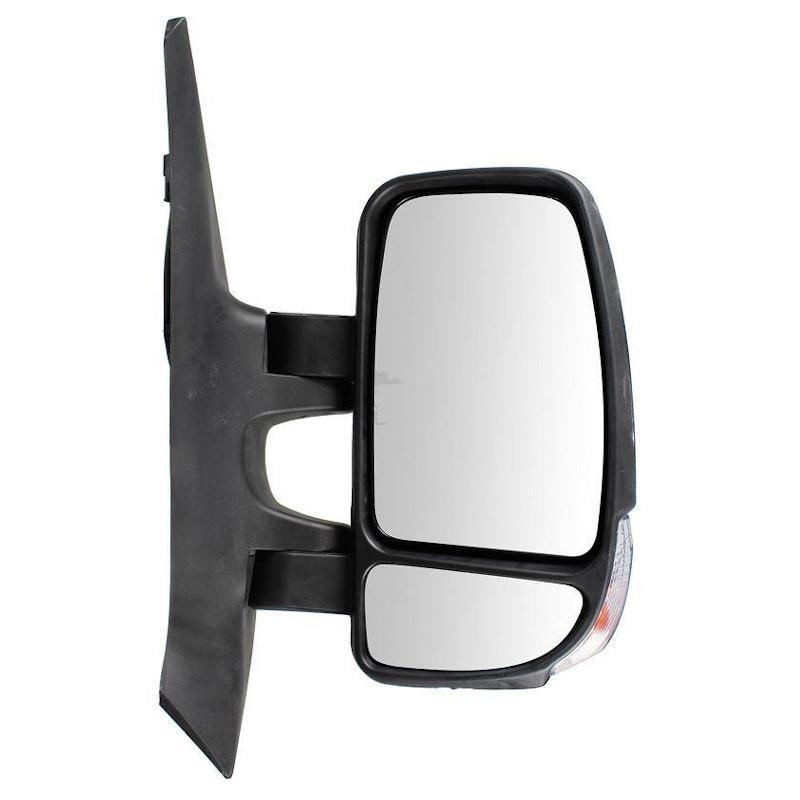 Renault Master 2010-2016 Electric Black Indicator Wing Door Mirror Drivers Side - Spares Hut